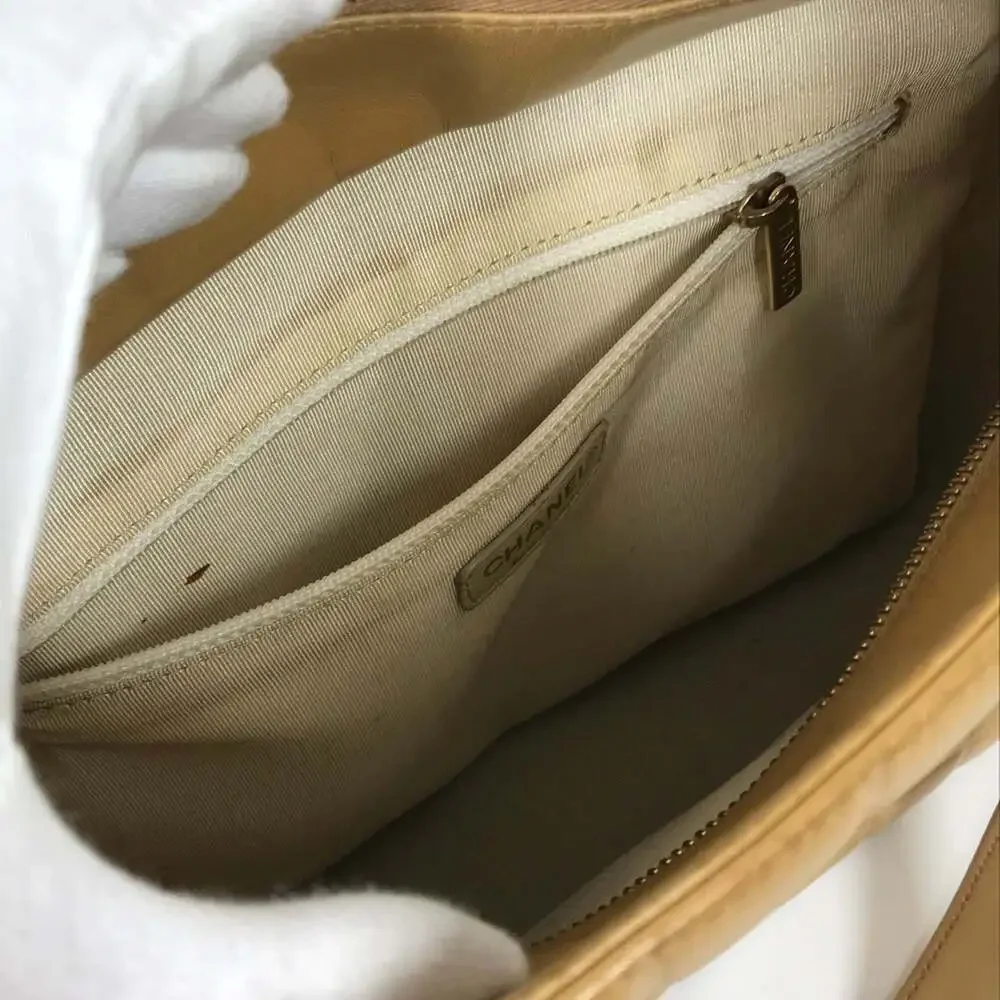 CHANEL Cream Tote Bag